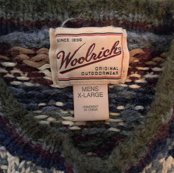 Handknit Woolrich Sweater - Picture 3 of 5